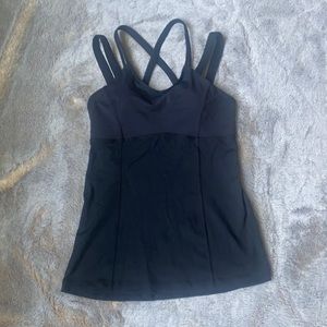 Lululemon Black Strappy Workout Tank